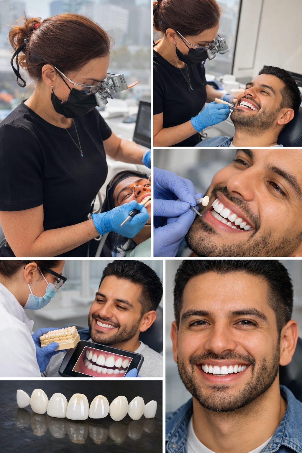 Caso Diseño de Sonrisa — carillas de porcelana en Smile Implant Center
